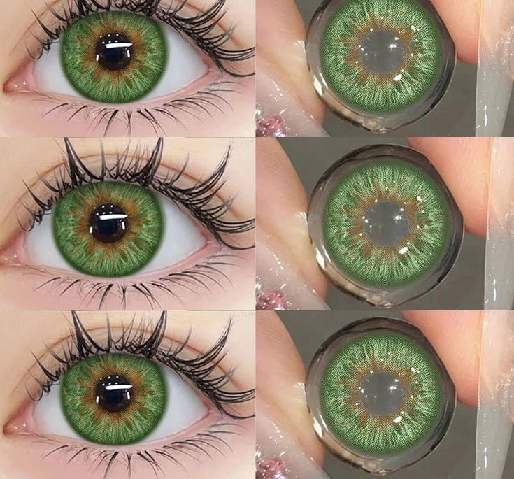 Lentes de contacto de color verde Fiesta